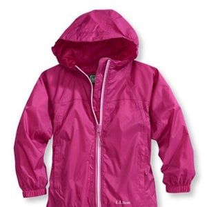 L. L. Bean Discovery Pink Rain Jacket